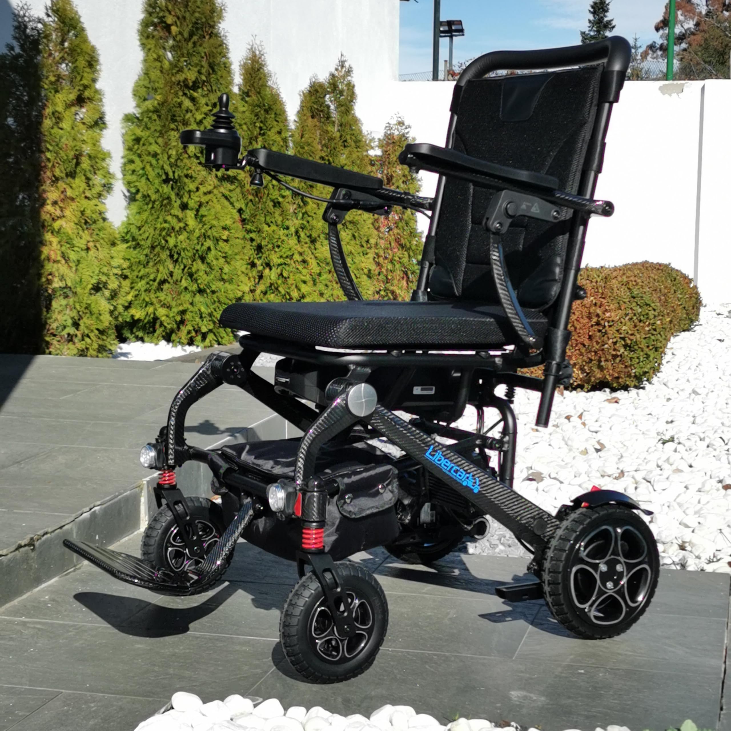 Silla de ruedas eléctrica Alma de fibra de carbono