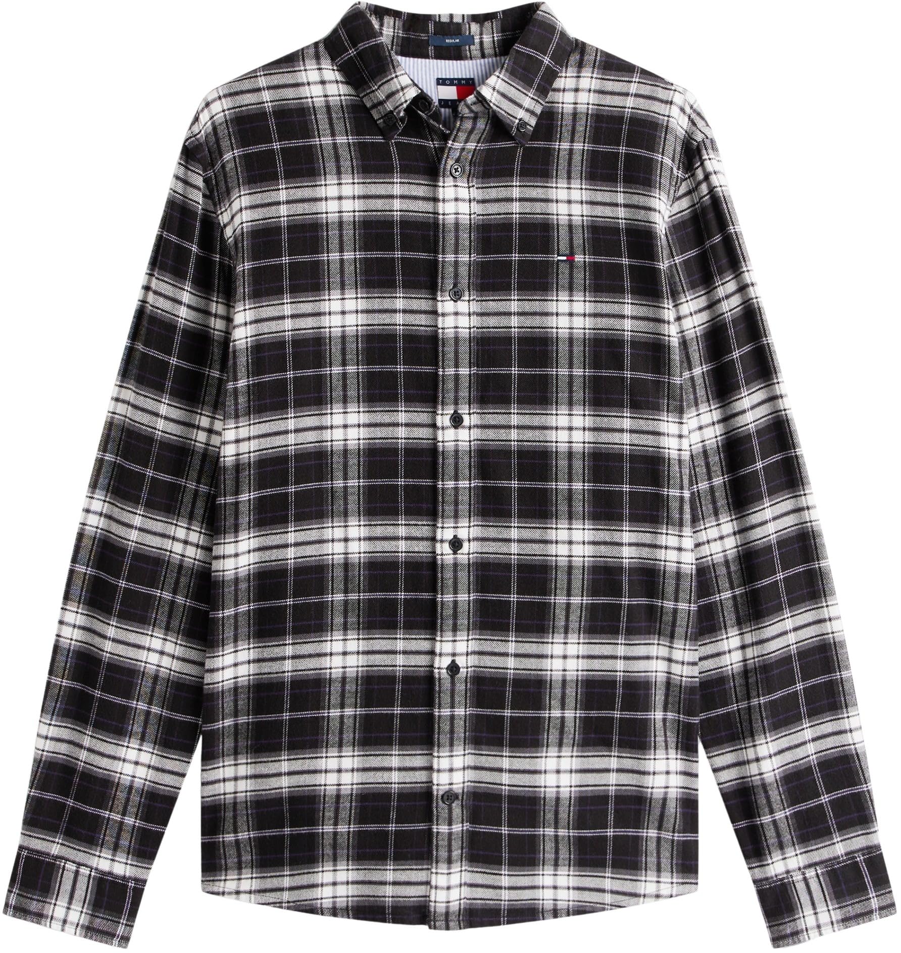 Tommy Jeans Tjm Reg Flannel Check Shirt Ext Dm0dm22024 Camicia L/S Unisex - Adulto (Pacco da 1)
