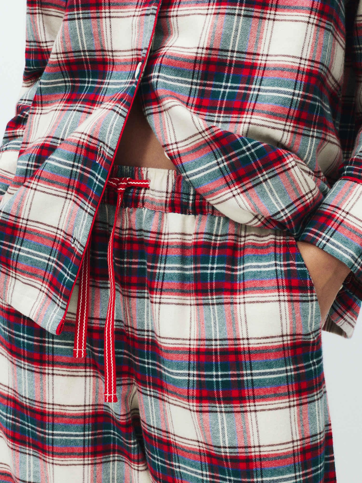 Marks & Spencer Pijama Puro algodón navideño Familiar de Cuadros