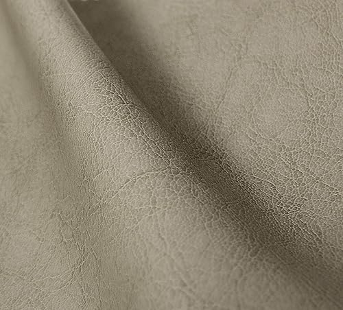 Miniatura 7 de VViViD Bycast65 - Tela de vinilo marino de piel sintética de grano completo gris beige (1.5 pies x 54 pulgadas)