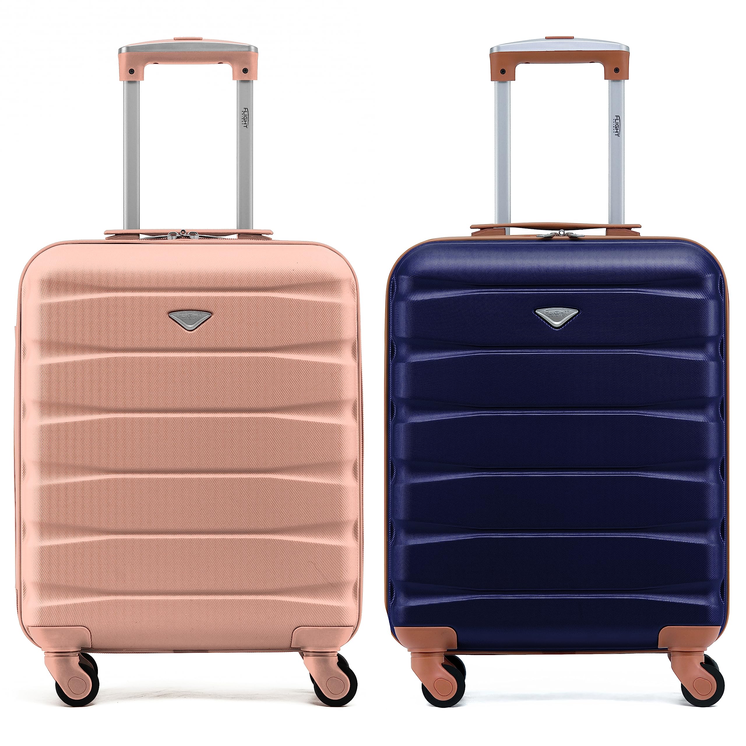 Flight Knight Suitcase Set of 2 Lightweight 4 Wheel ABS Hard Case Cabin Carry On Hand Luggage Approved for Over 100 Airlines Including easyJet, British Airways, Ryanair & Many More 55x35x20cm — view 171