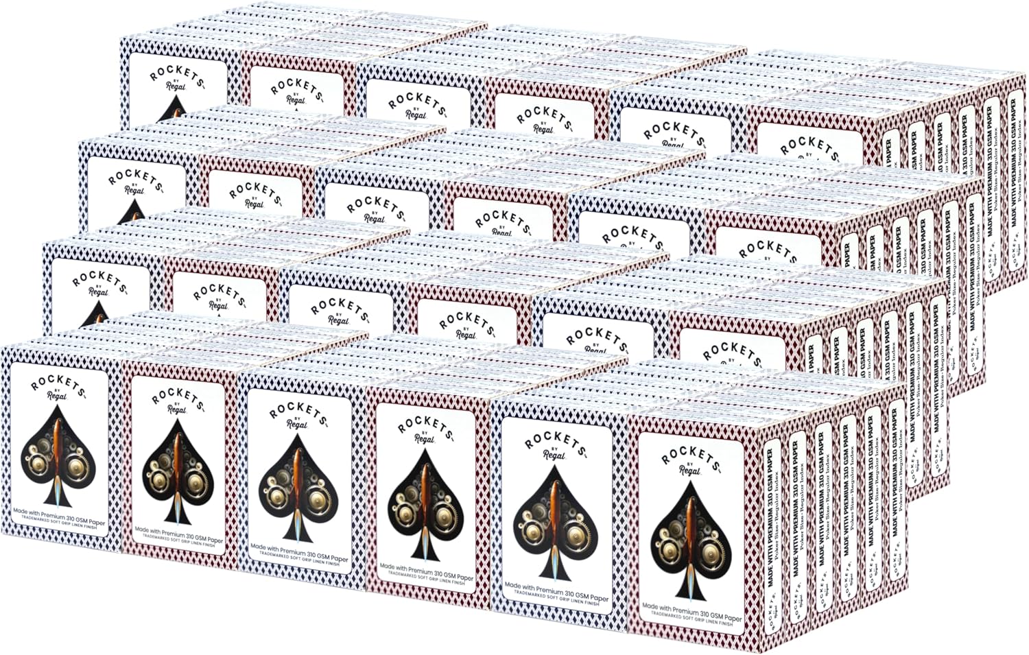 Amazon.com: Regal Games Rockets Bulk Playing Cards Set for Adults ...