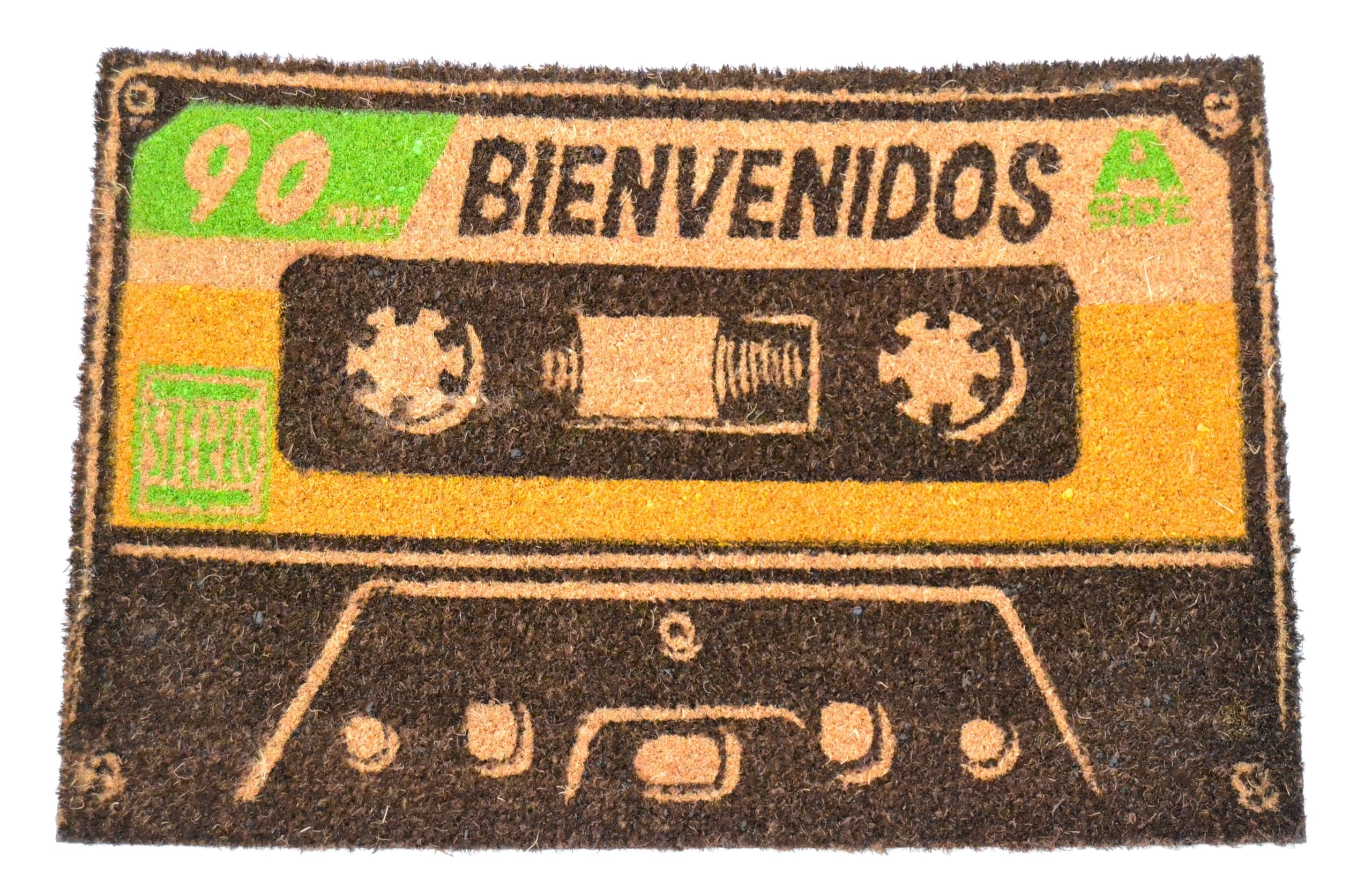 Paillasson cassette pour entrée propre - Tapis rétro style années 90 contre la saleté