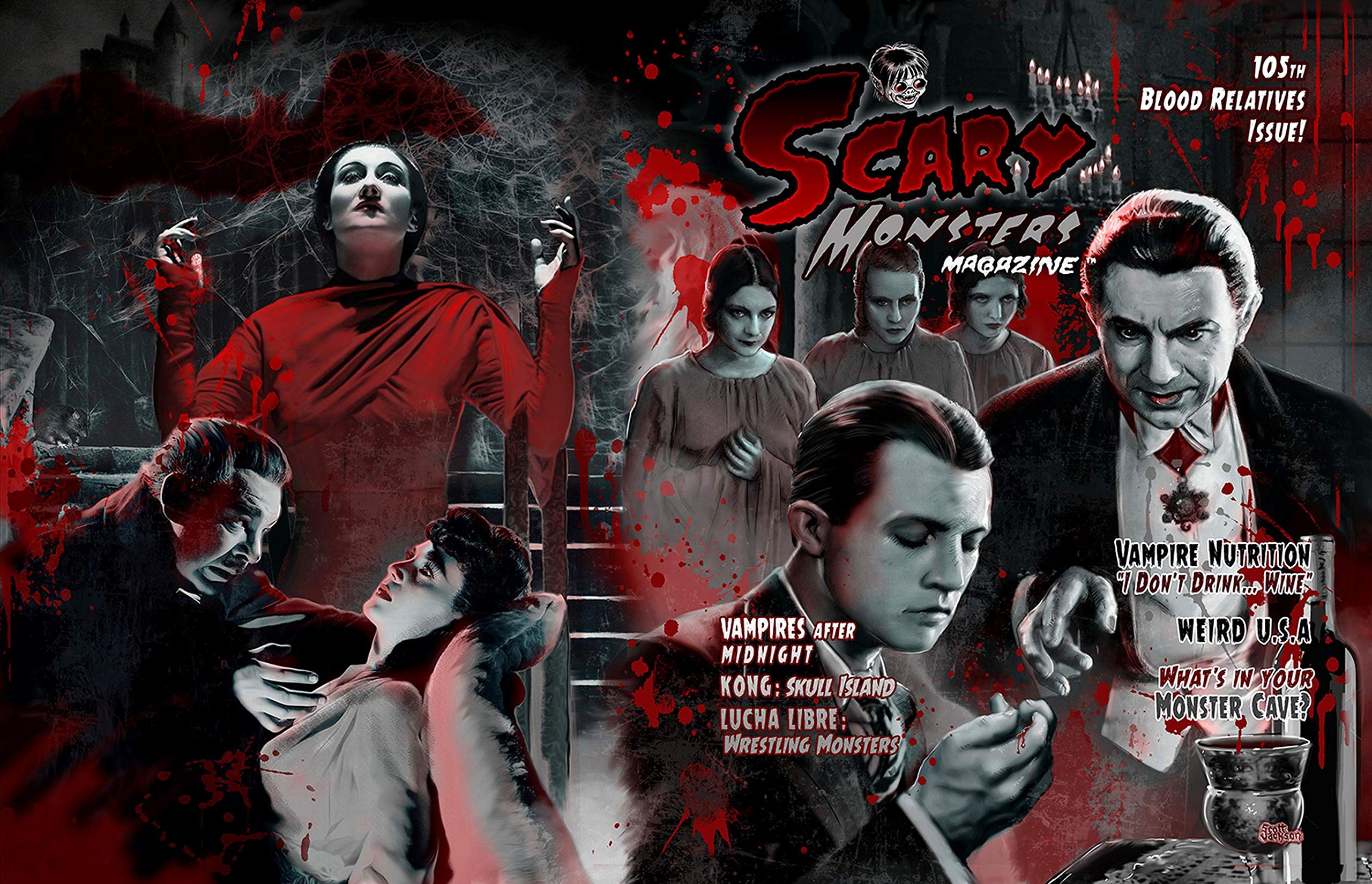 Cover of Scary Monsters Magazine, June 2017