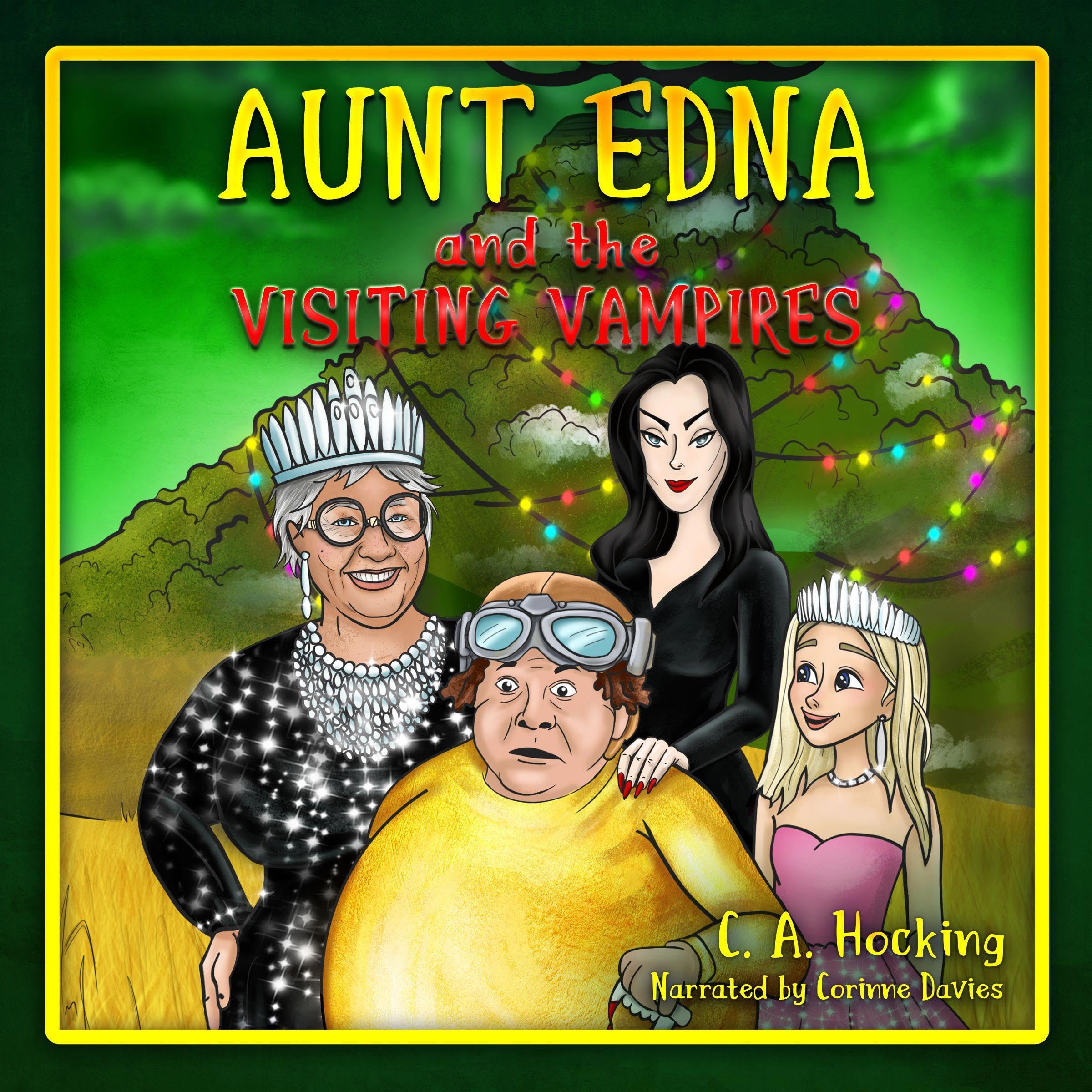 Cover art for Aunt Edna and the Visiting Vampires