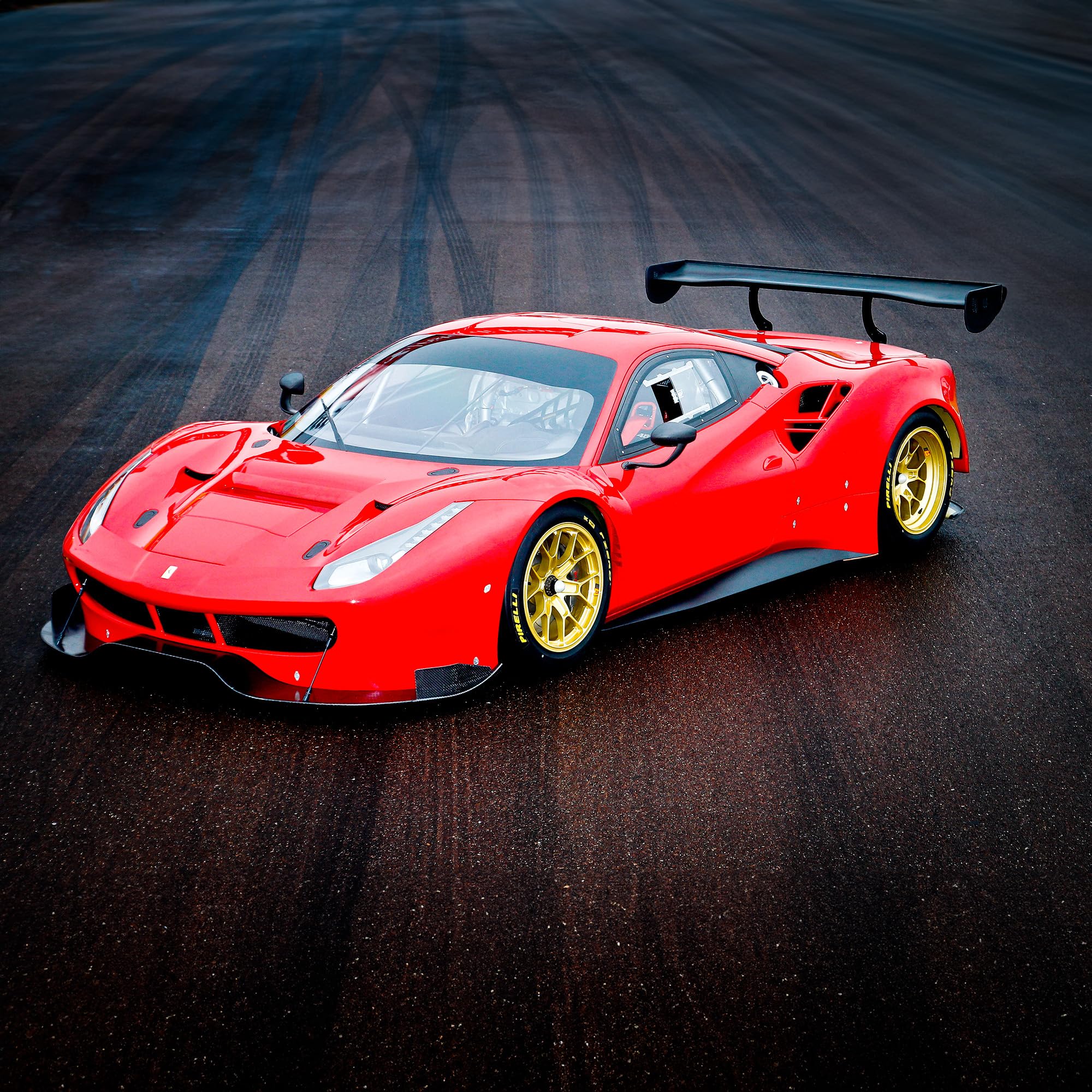 Thrustmaster Ferrari 488 GT3 Wheel Add-On, Volante Racing, PC, PS5, PS4, Xbox Series X|S, Xbox One, Su Licenza Ufficiale Ferrari