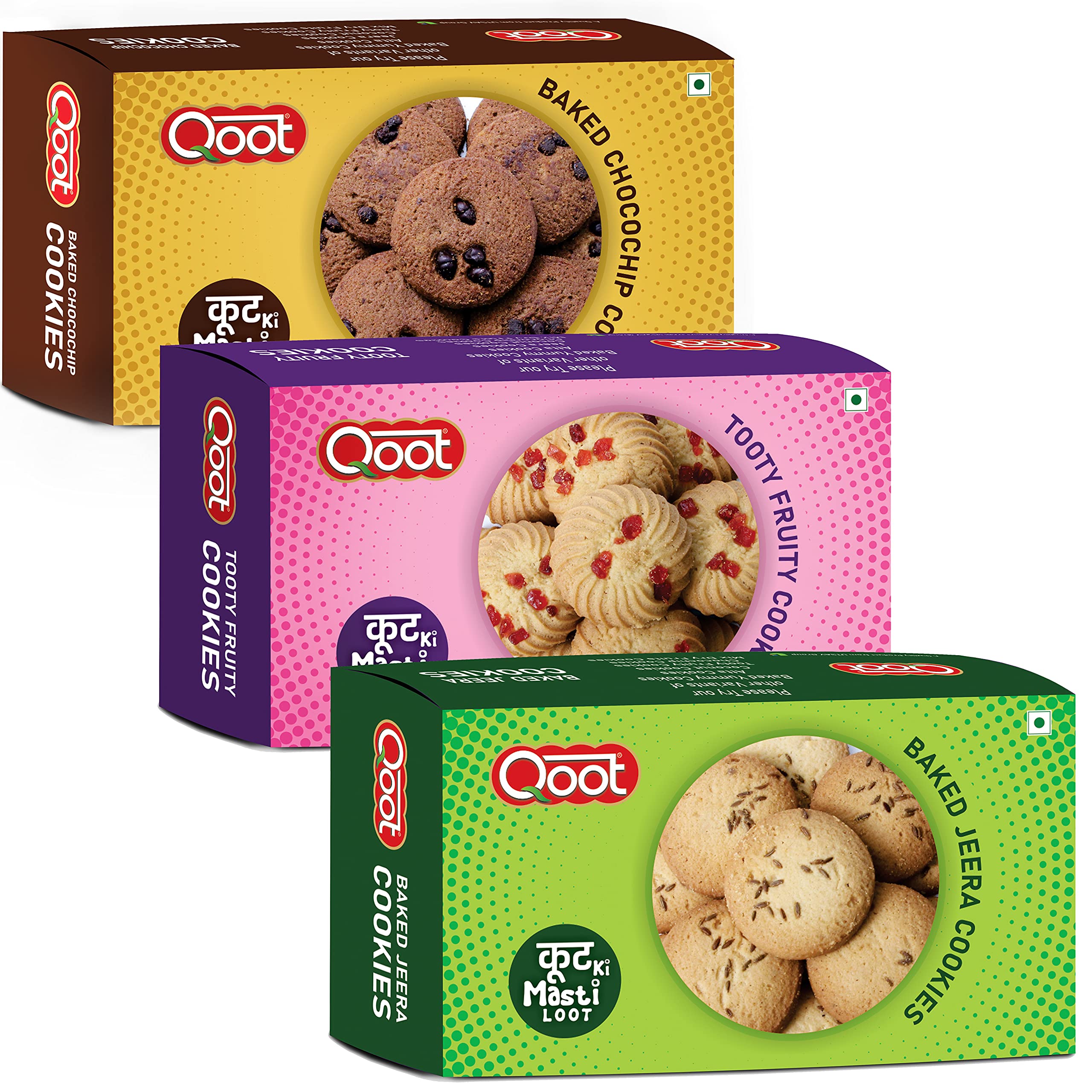 See full amazon price history chart for Qoot Premium Bakery Cookies - Tasty Combo pack of 1 pc Choco chip + 1 pc Tooty Fruity + 1 pc Jeera Qoot Premium Bakery Cookies - Tasty Combo pack of 1 pc Choco chip + 1 pc Tooty Fruity + 1 pc Jeera (B0DBR2XKNW) Amazon Price History, Amazon Price Tracker