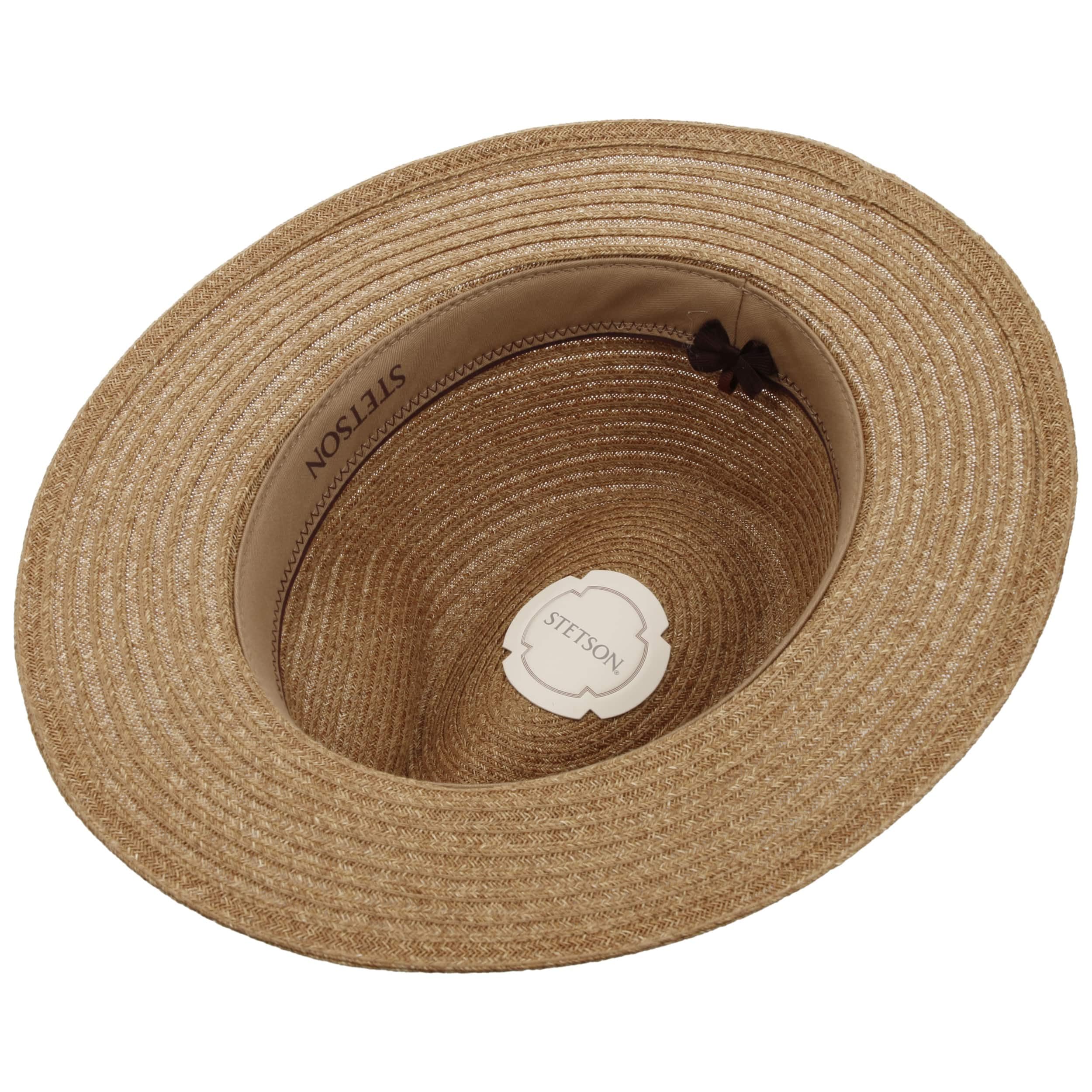 Stetson Toyo Traveller Strohhut Stoffgarniturband Herren Frühling Sommer