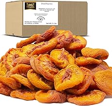 Traina Home Grown California Extra Fancy Sun Dried Peach Halves - Healthy, No Sugar Added, Non GMO, Gluten Free, Vegan, Value Size (5 lbs)