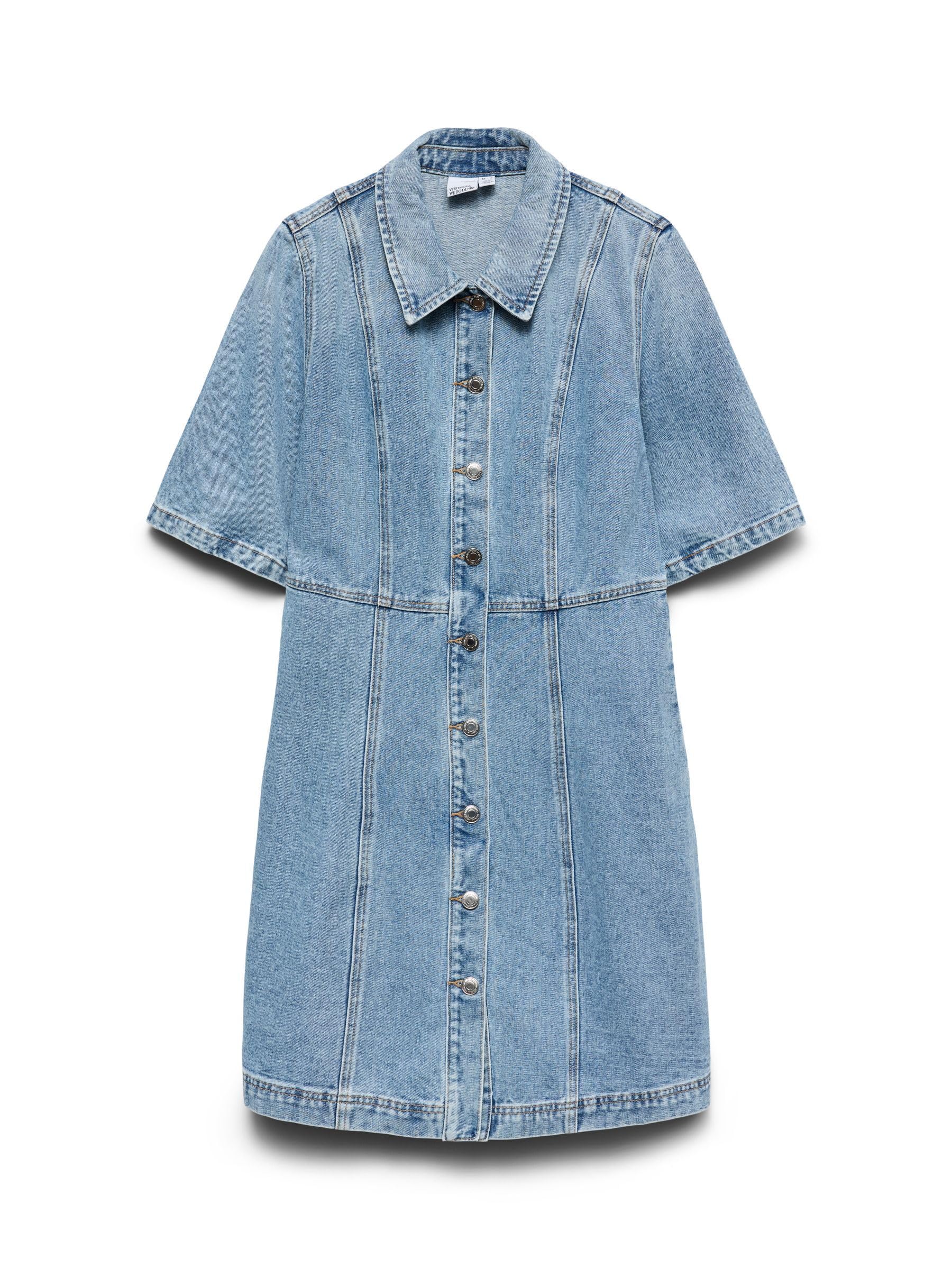 VERO MODA Female Jeanskleid VMDAISY Kurzes Kleid | Denim Dress