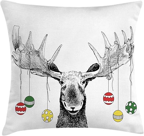 Vista 169 de Ambesonne Orient - Funda de cojín para cojín, diseño floral tradicional de Oriente Medio, clásico, bohemio, antiguo, cultura persa, funda