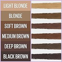 Vista 6 de Maybelline Express Brow 2 en 1 Lápiz y Polvo para Cejas, Maquillaje, Negro Marrón, 1 Unidad