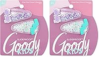 Vista 8 de Goody Pinzas antideslizantes para el cabello para niños, 2 unidades, purpurina nostalgia, simplemente colócalas en su lugar, pinzas de bisagra