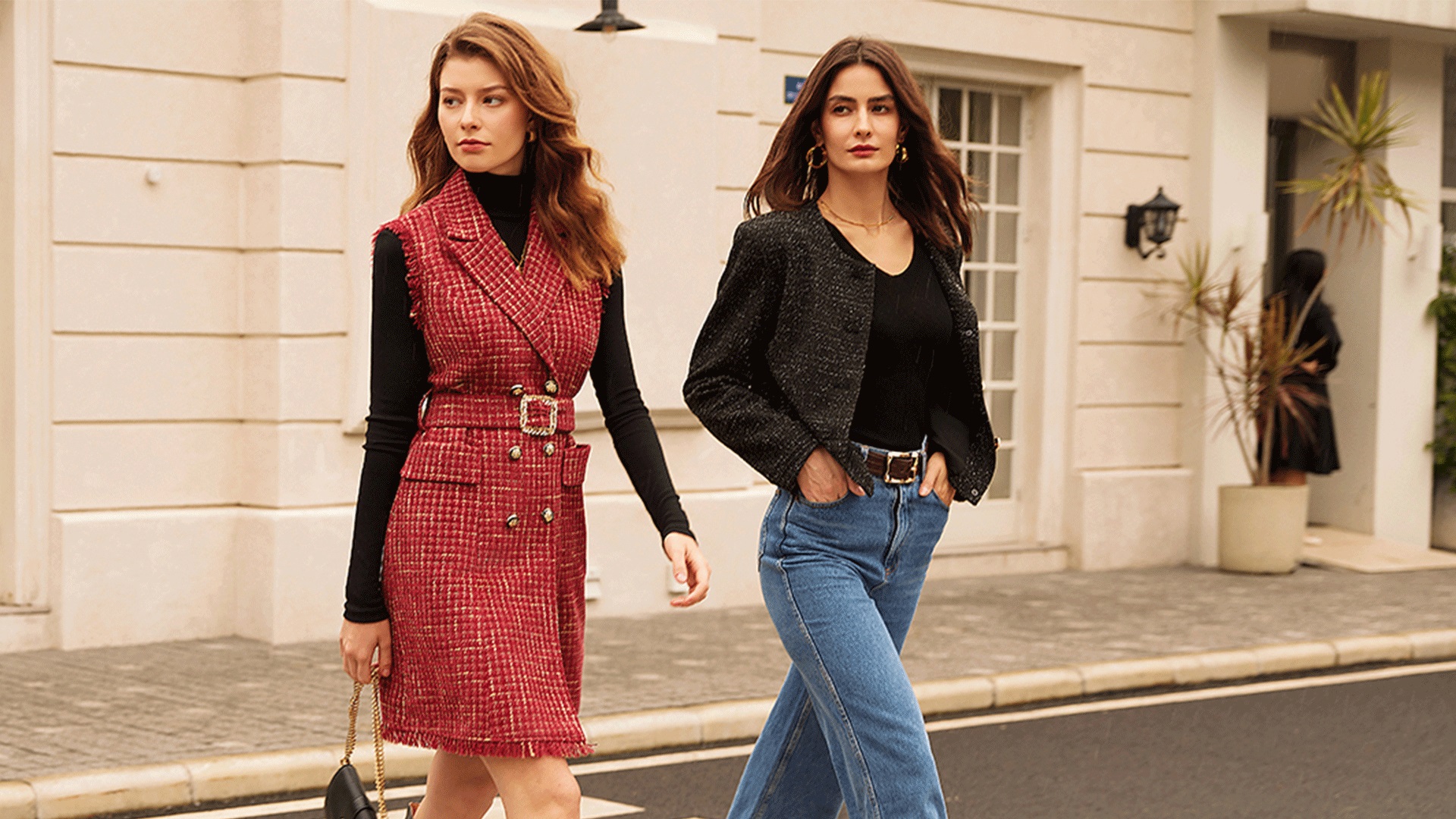 Amazon.com: GRACE KARIN Tweed Blazer Women 2024 Fall Winter Tweed