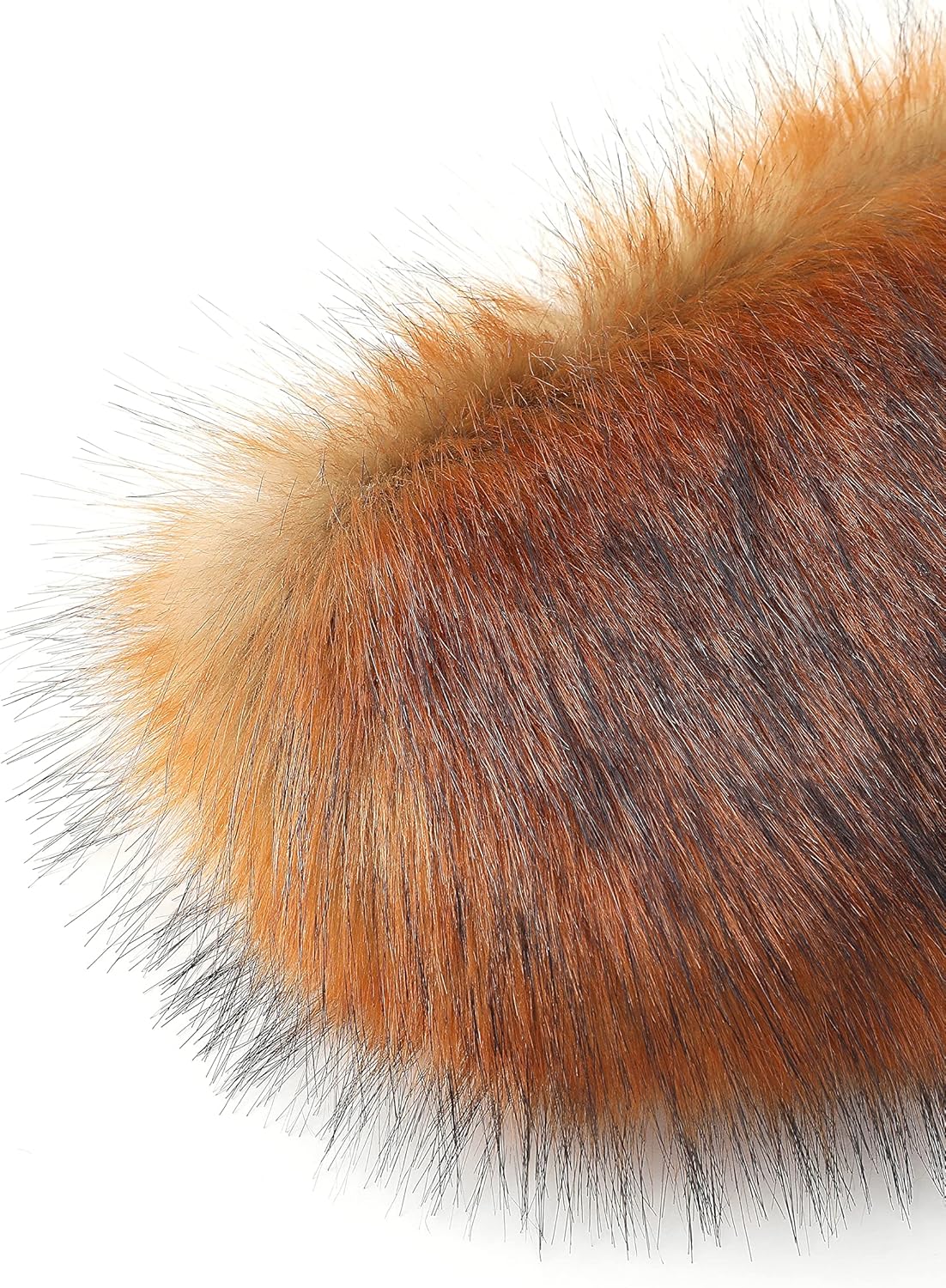 BABEYOND Women's Faux Fur Shawl Party Faux Fur Collar Fur Wraps for Winter Bridal Wedding Cover Up - Image 5