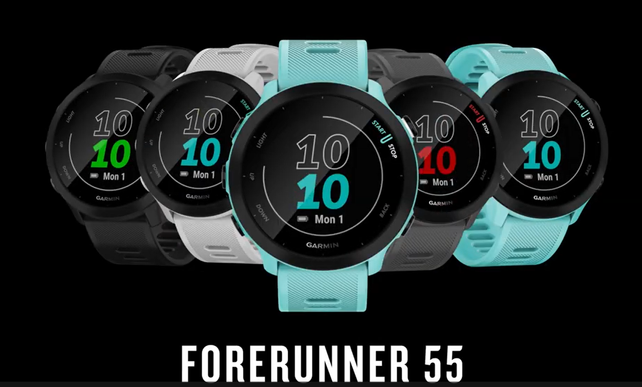 Garmin Relógio Forerunner 55 Azul Turquesa 42mm com Monitor