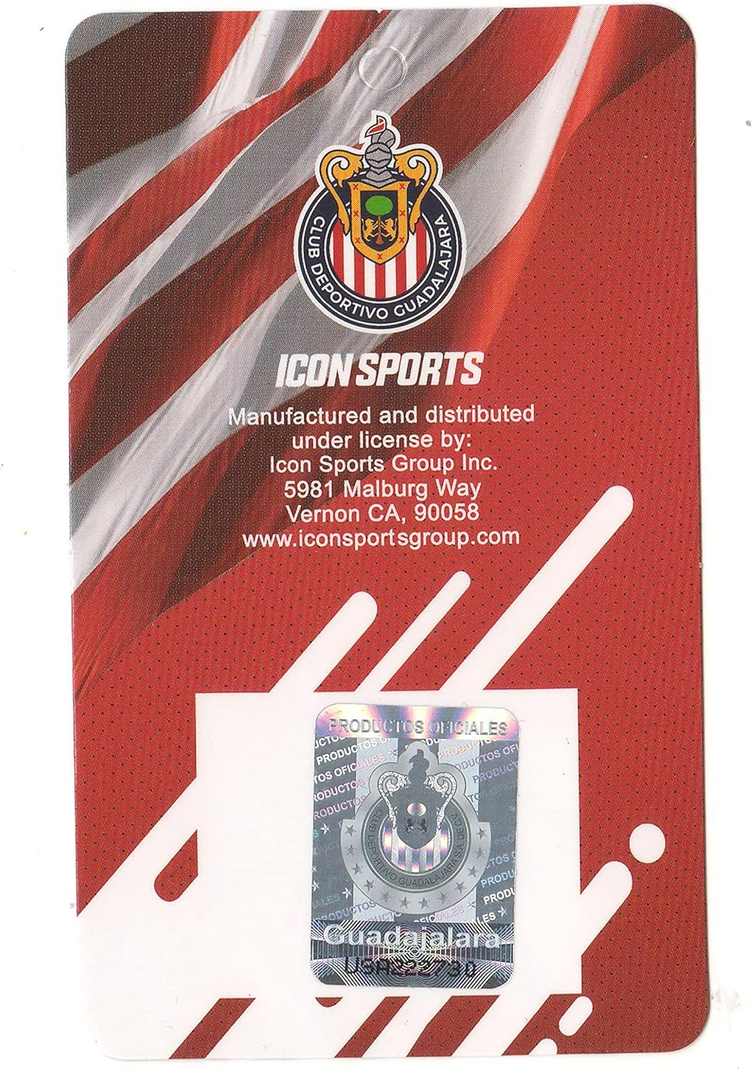 Icon Sports Men Chivas De Guadalajara Officially Licensed Soccer T-Shirt Cotton Tee -08