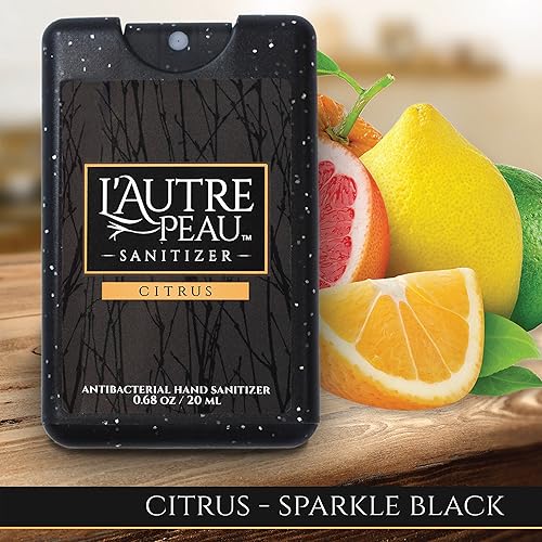 Miniatura 6 de L'AUTRE PEAU - Desinfectante de manos antibacteriano con aloe vera, forma de tarjeta de crédito, aroma cítrico, tamaño de bolsillo pequeño