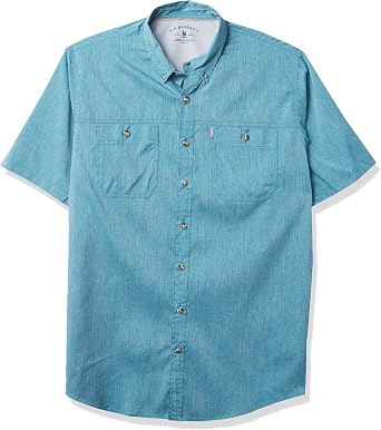 Crosshatch Short Sleeve Button Down 