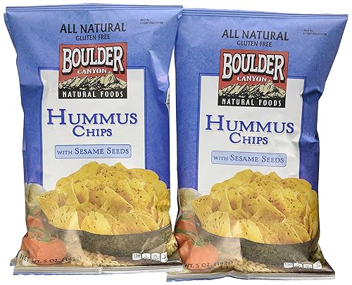 Vista 56 de Boulder Canyon Kettle - Papas fritas cocidas, crema agria y cebollino, 6.5 onzas, (paquete de 12), natural