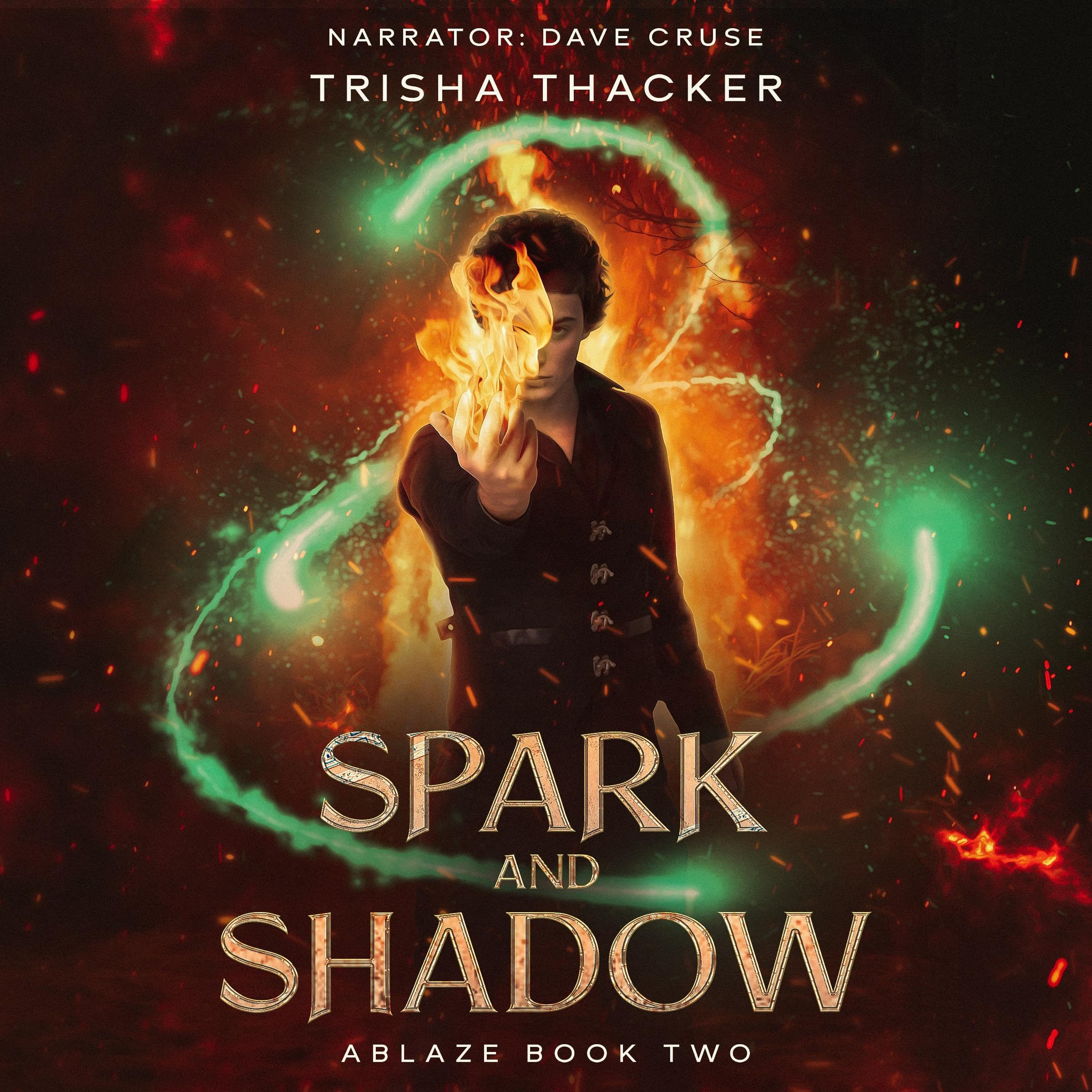 Cover art for Spark and Shadow