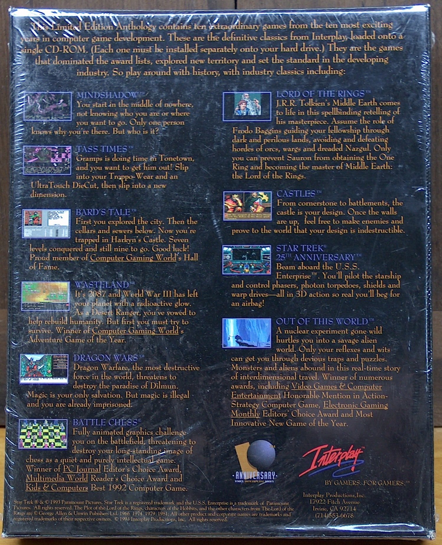 Amazon.com: Interplay 10th Anniversary Anthology Collection