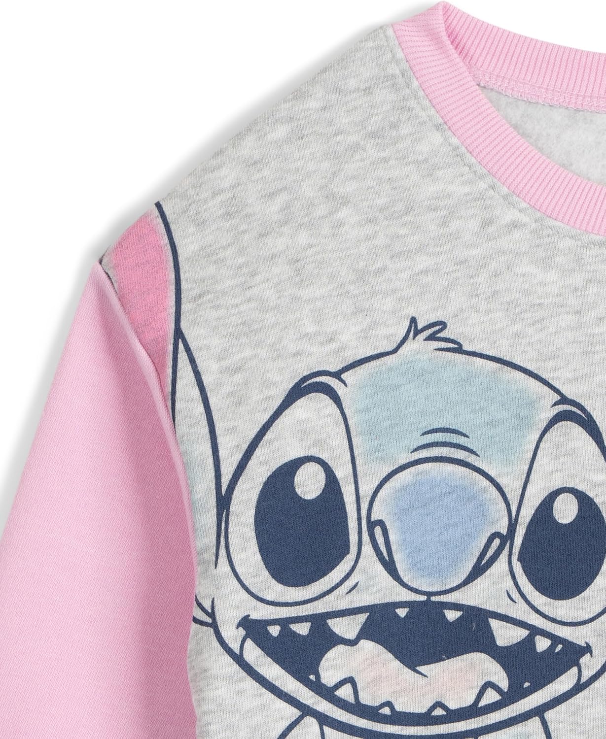 Disney Junior Girls Fleece Pullover Sweatshirt and Jogger Pants Outfit Set Toddler to Big Kid Sizes (2T - 14-16) - Image 6