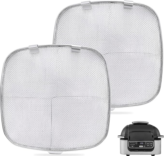 Stainless Steel Splatter Shield for Ninja Foodi AG301, Air Fryer Accessories for