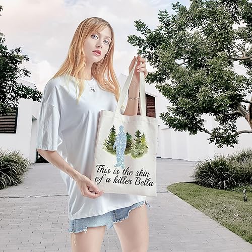 Miniatura 6 de WCGXKO Regalo inspirado en programas de cine This Is The Skin Of A Killer Bella con cremallera, bolsa de maquillaje para fanáticos, Esta es la bolsa