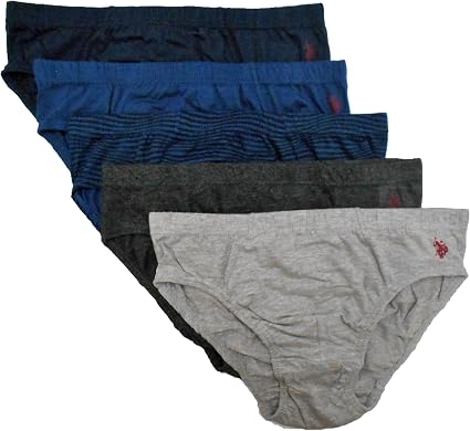 Amazon.com: U.S. Polo Assn. Paquete de 5 calzoncillos para hombre, color  azul/gris/azul, S : Ropa, Zapatos y Joyería