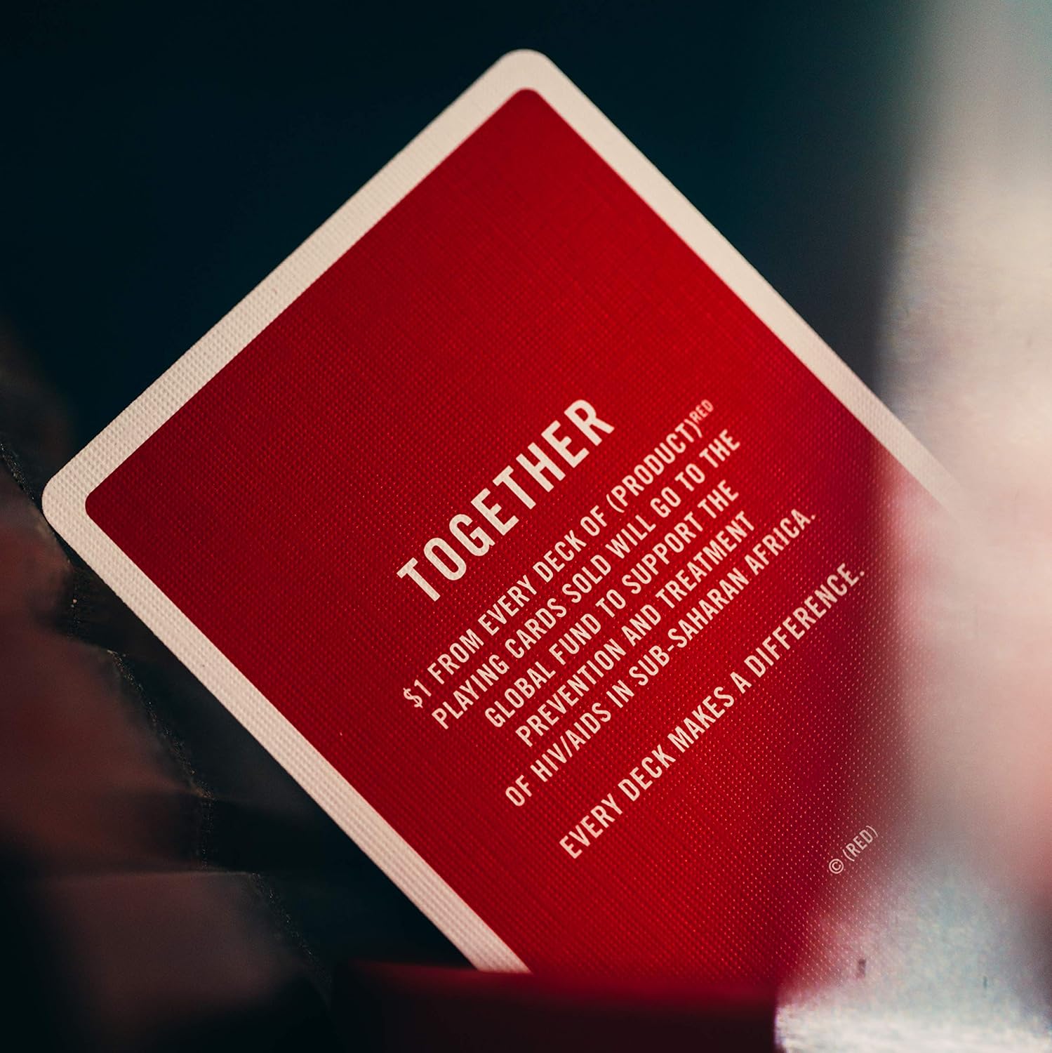 theory11 Product(RED) Special Edition Playing Cards