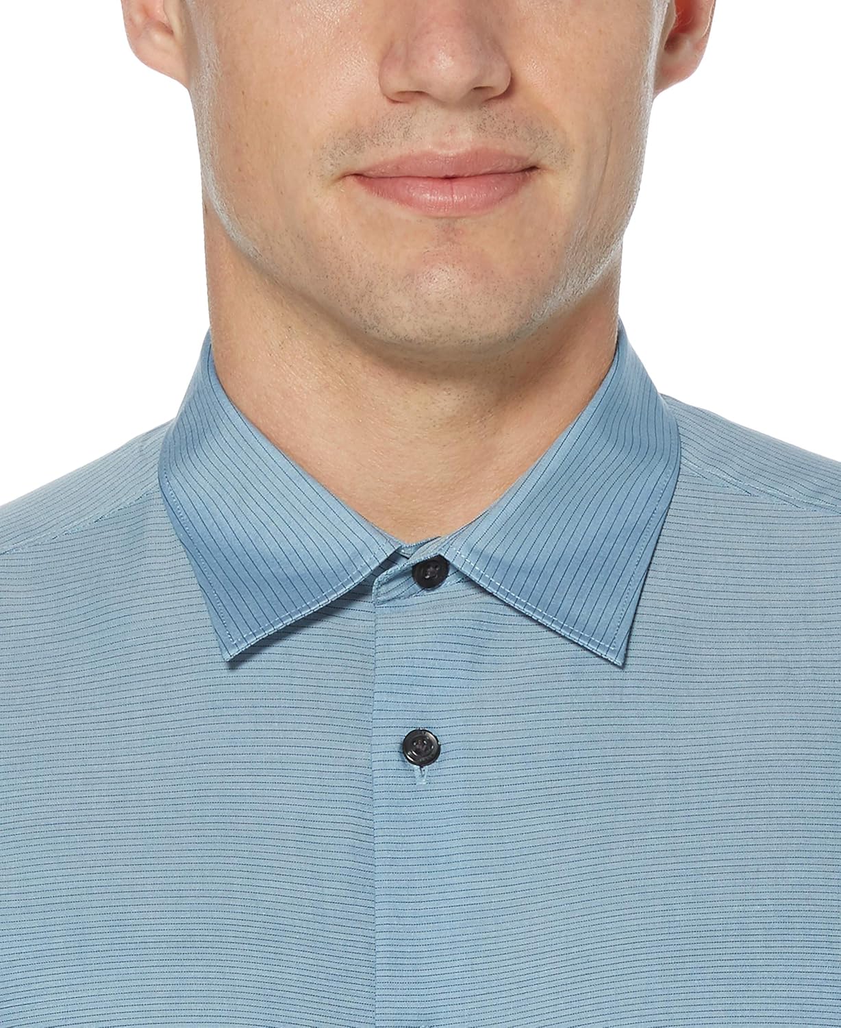 Perry Ellis Men's Big & Tall Ombre Engineered Stripe Shirt