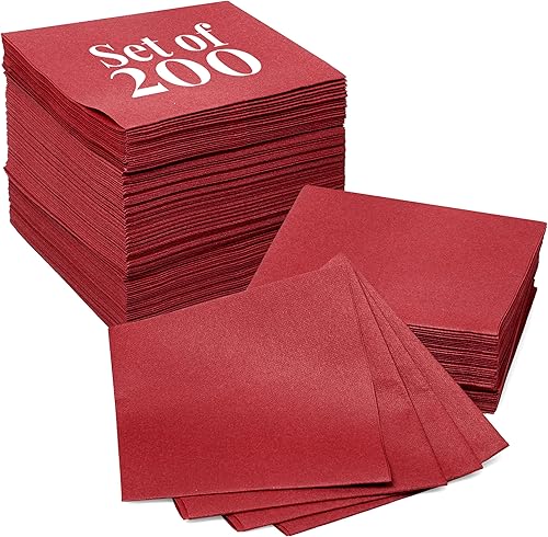 Vista 55 de Prestee 200 toallas de mano de papel desechables que se sienten como servilletas de lino, 2 capas, toallas de invitados, servilletas de papel
