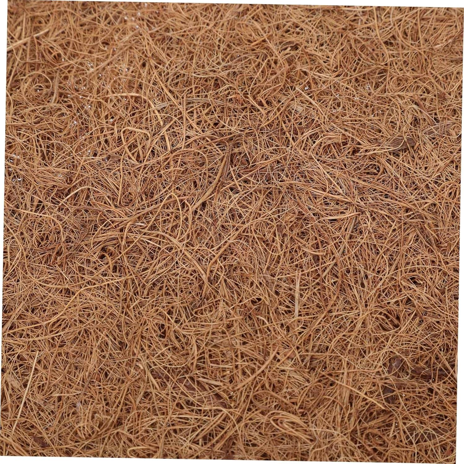 Mipcase 4Pcs Natural Coconuts Fiber Mat for Reptiles Safe Substrate Liner for Bearded Dragons Lizards Comfortable Slip Terrarium Carpet Pet Habitat