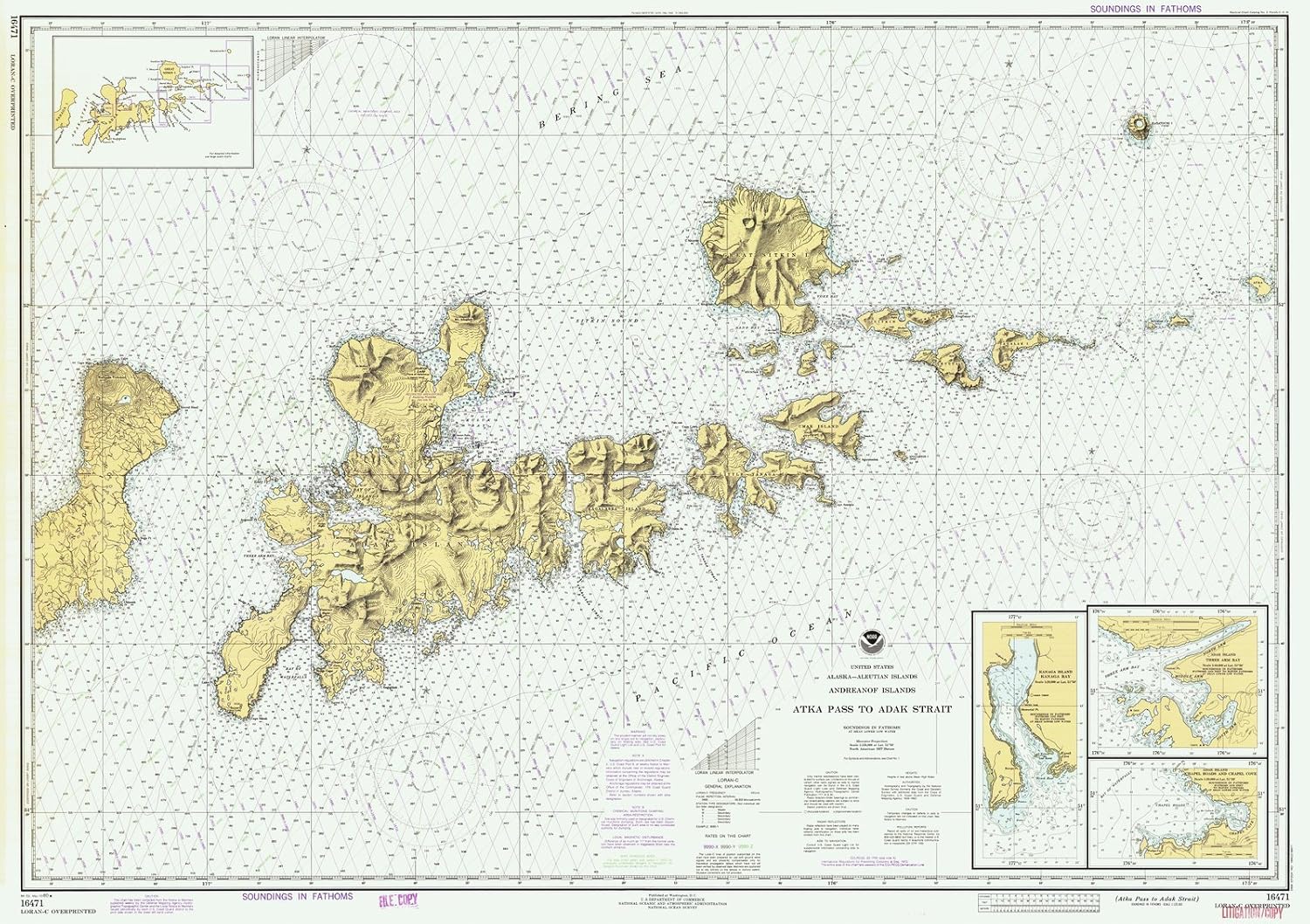 Block Island 1977 Nautical Chart - Historical Map Print - 24in x 16in