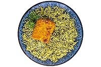 Vista 1 de Sadaf Sabzi Polo - Mezcla de arroz basmati de hierbas - Comida tradicional de Oriente Medio - Mezcla Arroz Basmati - Auténtica cocina persa - Kosher