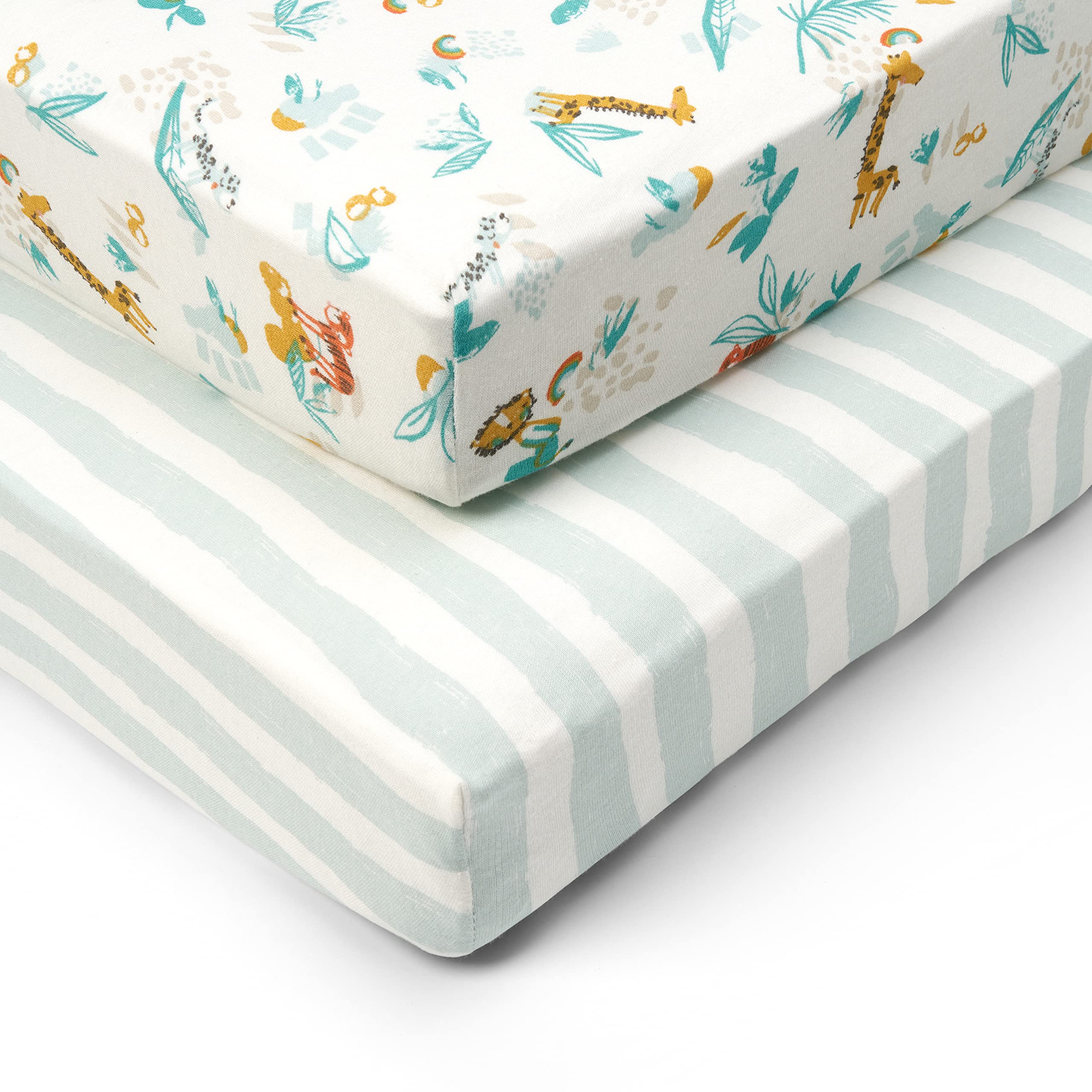 George Multi Tutti Bambini Run Wild Fitted Sheets - Pack Of 2