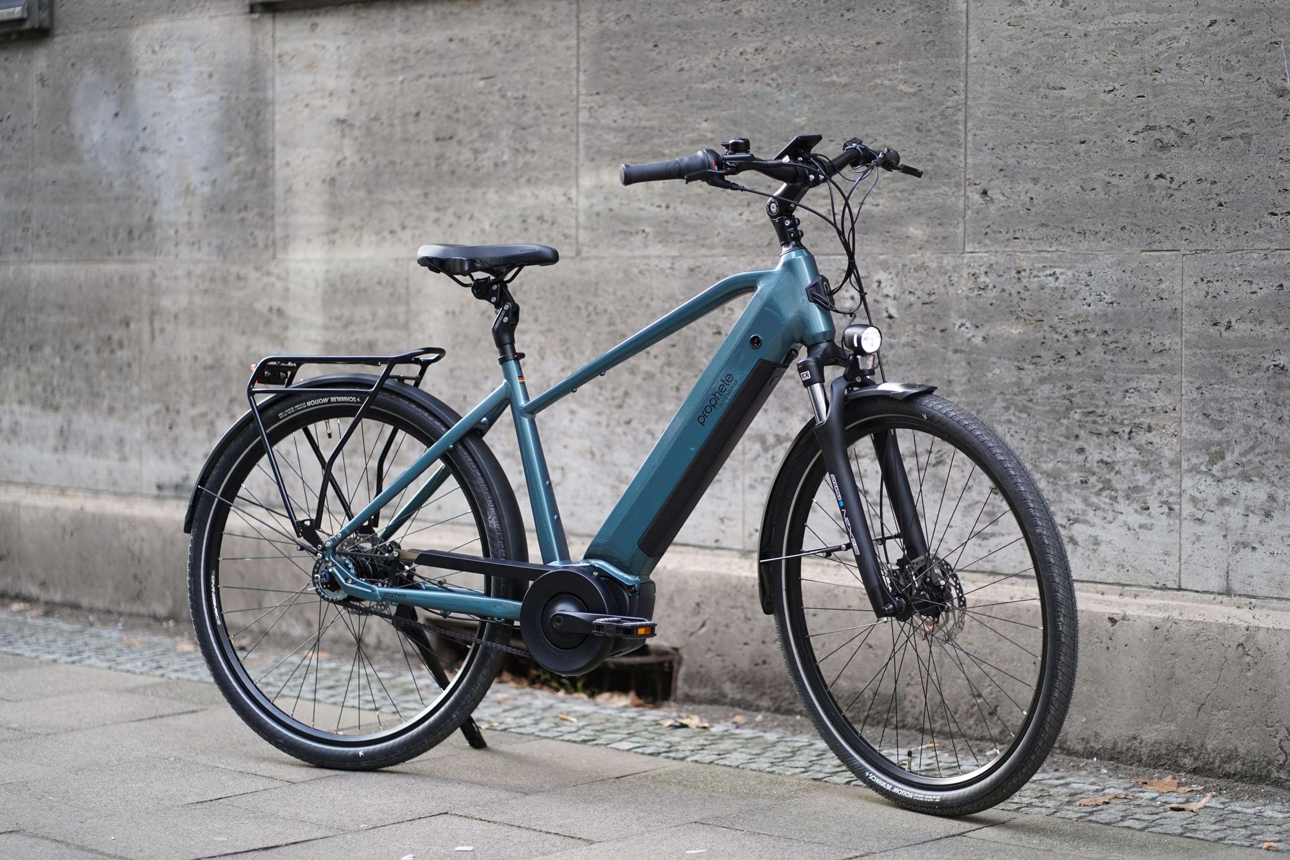PROPHETE GENIESSER 5.0 E-Bike 28 Zoll Mittelmotor AEG ComfortDrive II 250W 70Nm Akku 540Wh bis 170 km Reichweite Nexus 7-Gang Hydraulische Scheibenbremsen 100 Lux LED Licht