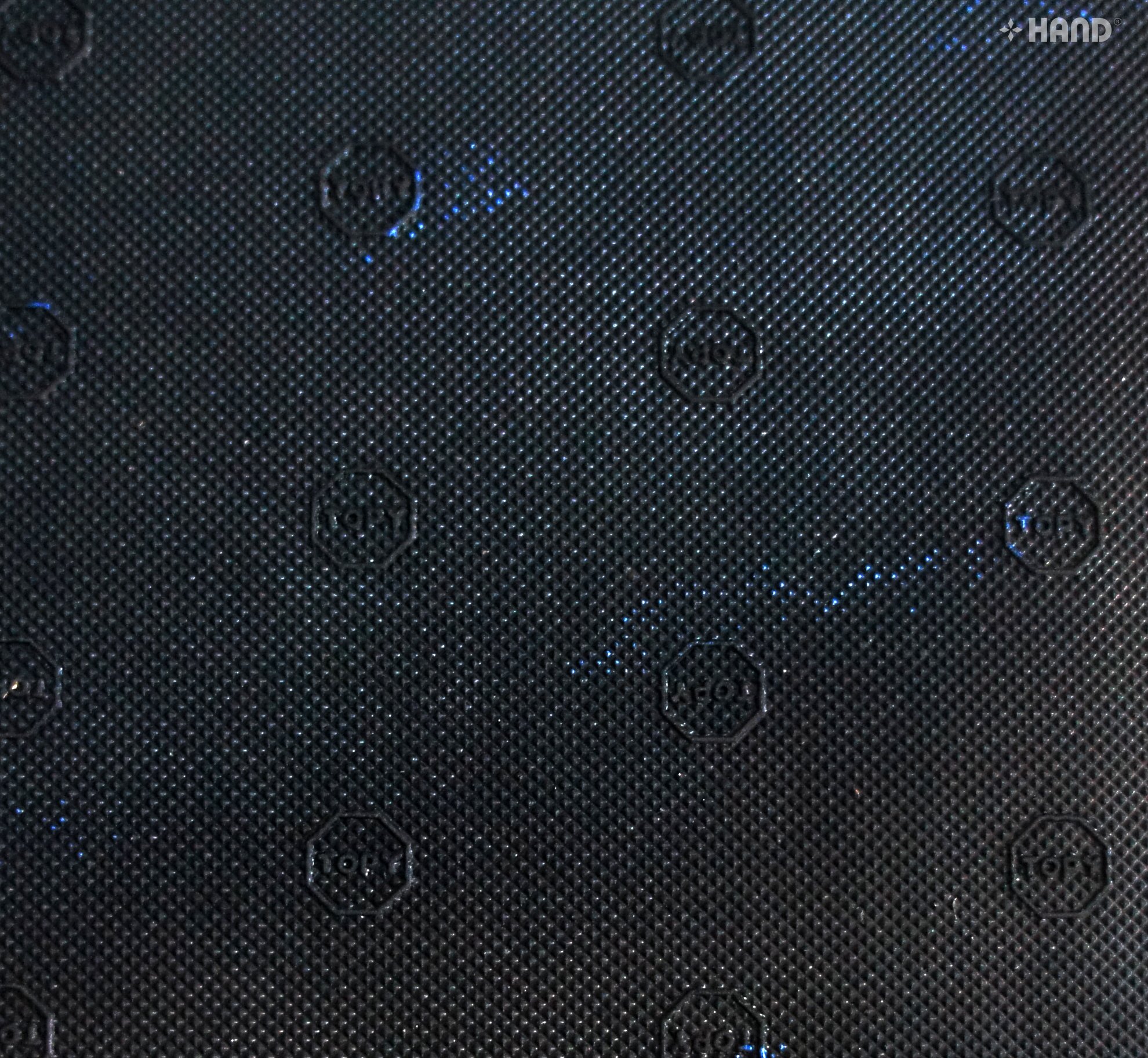 HAND MAT03 Black and Blue flessibile antiscivolo Heavy Duty taglio che ripara gomma Mat 38,5 x 54,5 cm