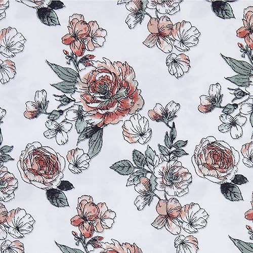 Miniatura 3 de Modern Threads Juego de sábanas y fundas de almohada extra suaves de 4 piezas estampadas, bolsillo profundo de hasta 16 pulgadas, colchón Rose Bloom