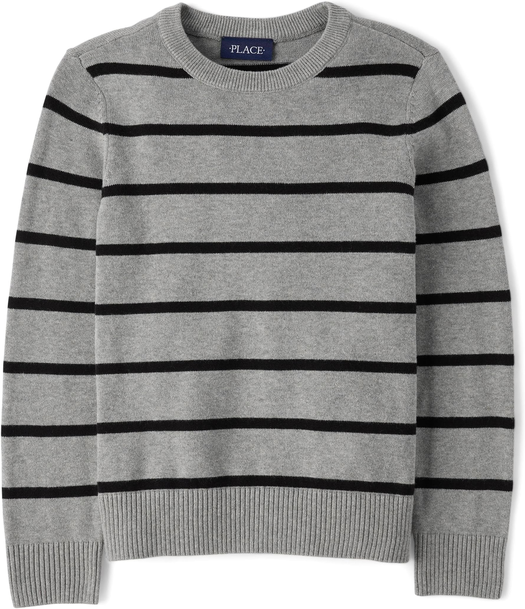 Boys Long Sleeve Crew Neck Pullover Sweater