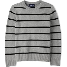 Boys Long Sleeve Crew Neck Pullover Sweater