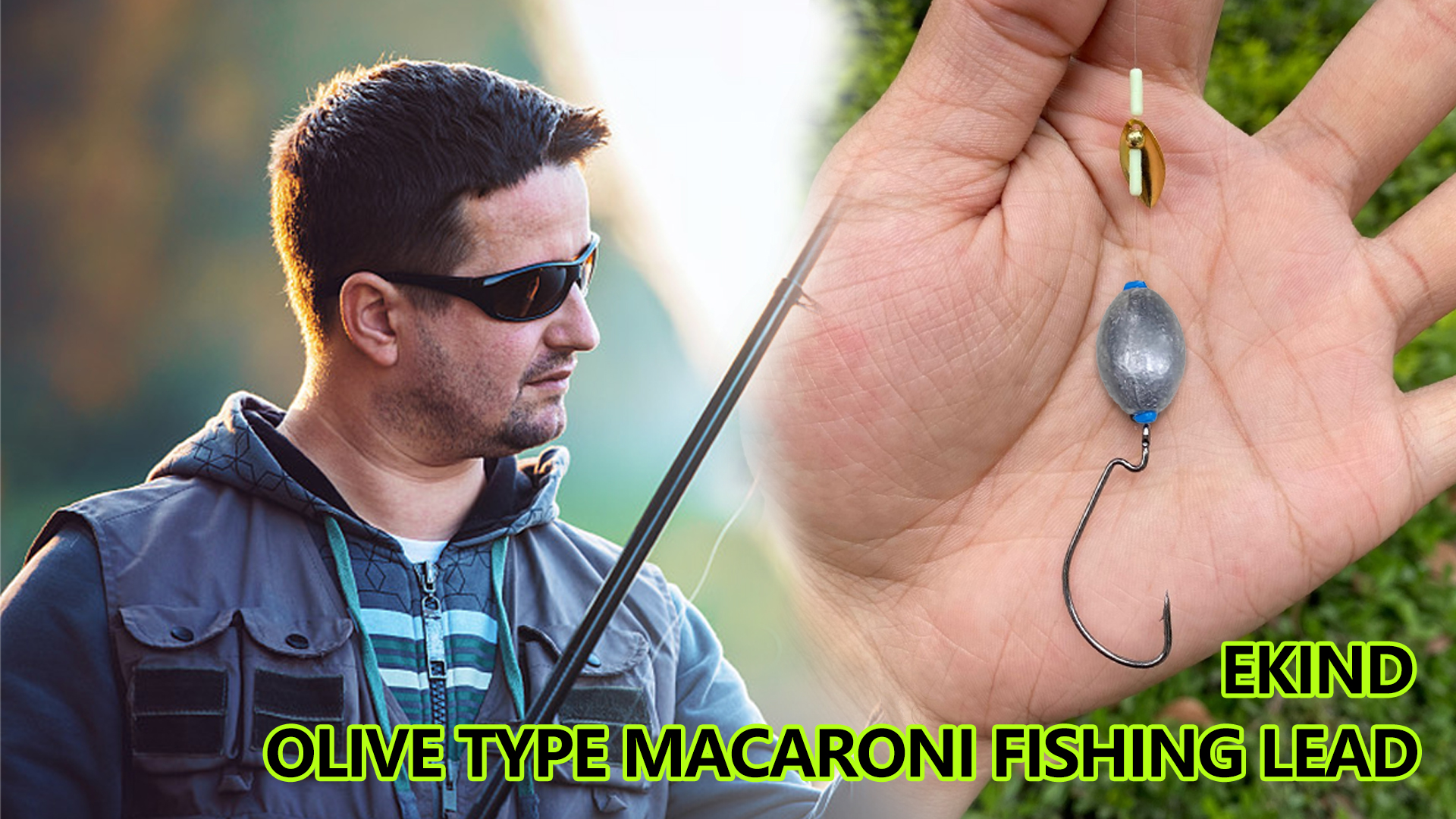 Amazon.com : EKIND Egg Sinkers Weights Fishing Olive Shape Inner