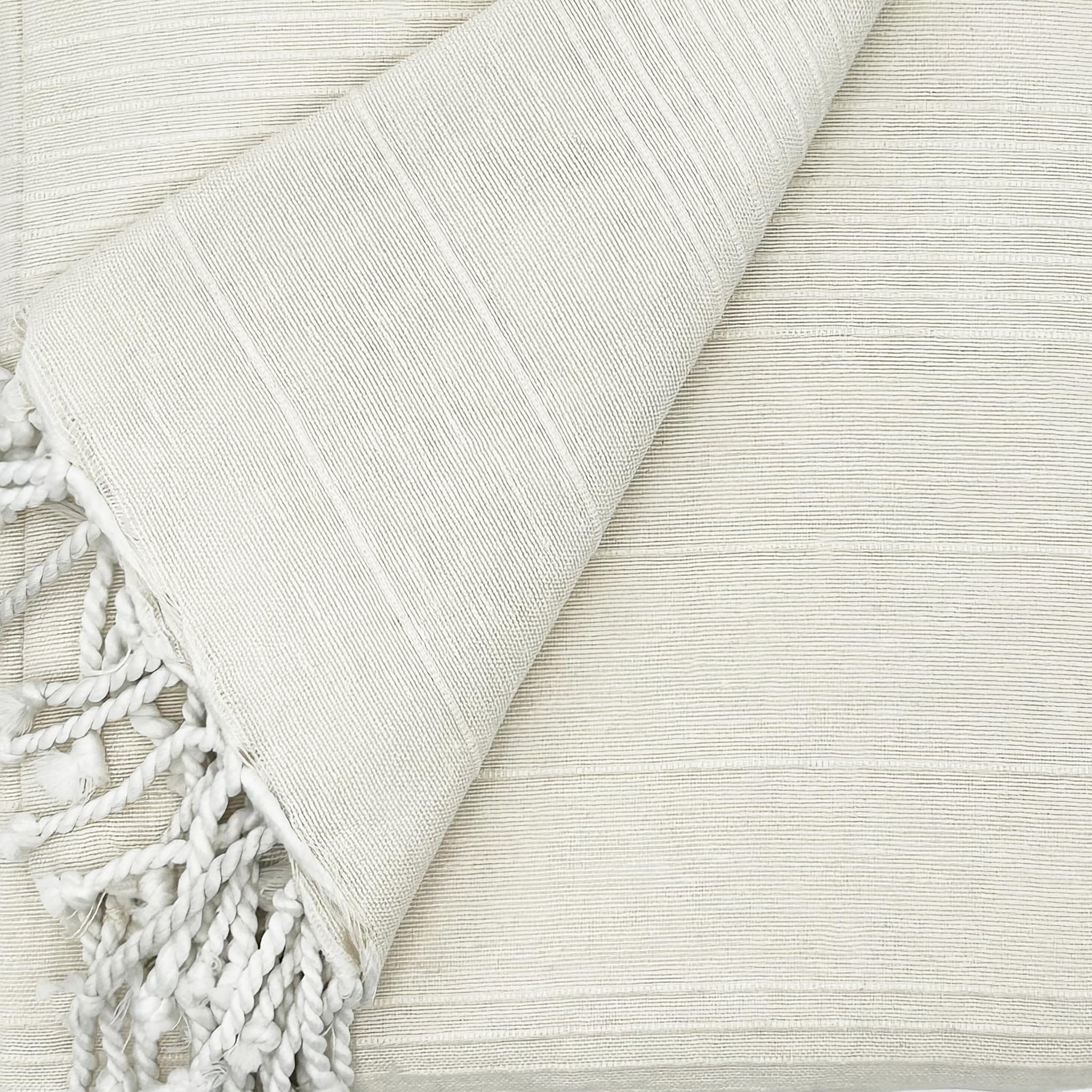 MILYUNATELAS - Colcha Multiusos para Sofás Macarena - Color Crudo - 300x260 cm - 50% Algodón - Fabricado en España