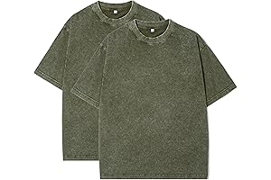Oversized Washed T-Shirt for Men: Comfort with a Vintage Vibe