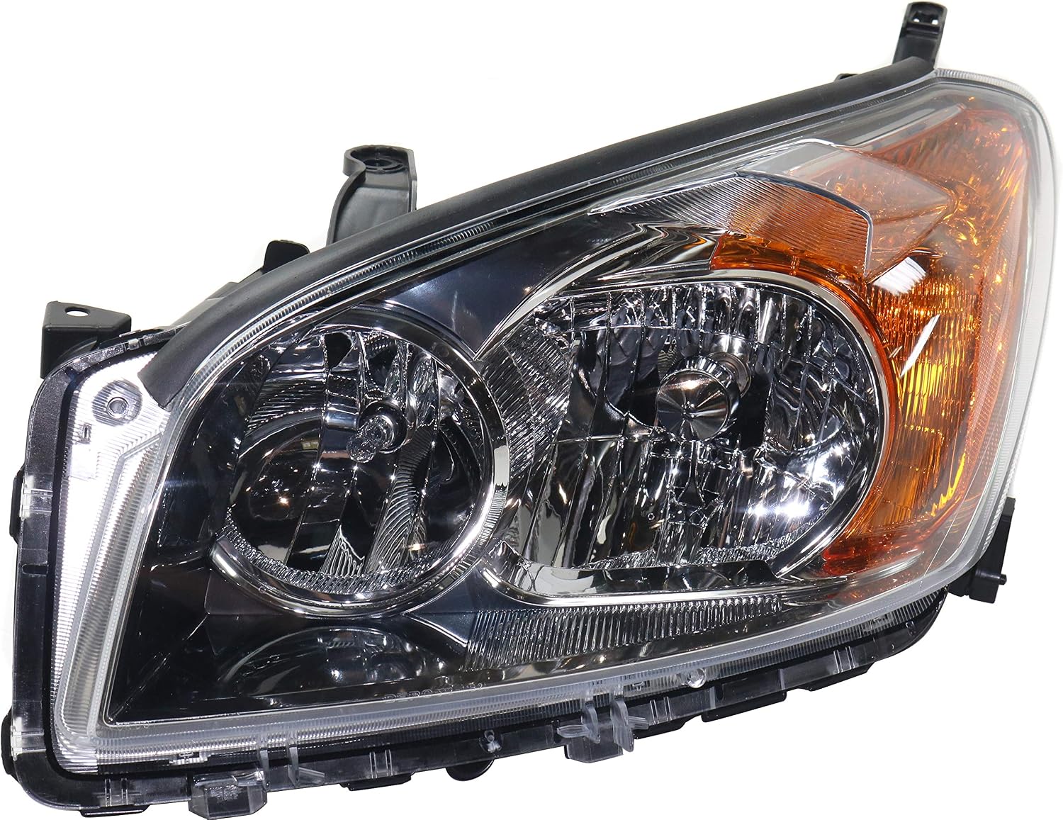 Compatible with 09-12 RAV4 Sport USA Built Halogen Headlight Headlamp Head Light Lamp with Bulb Left Driver Side