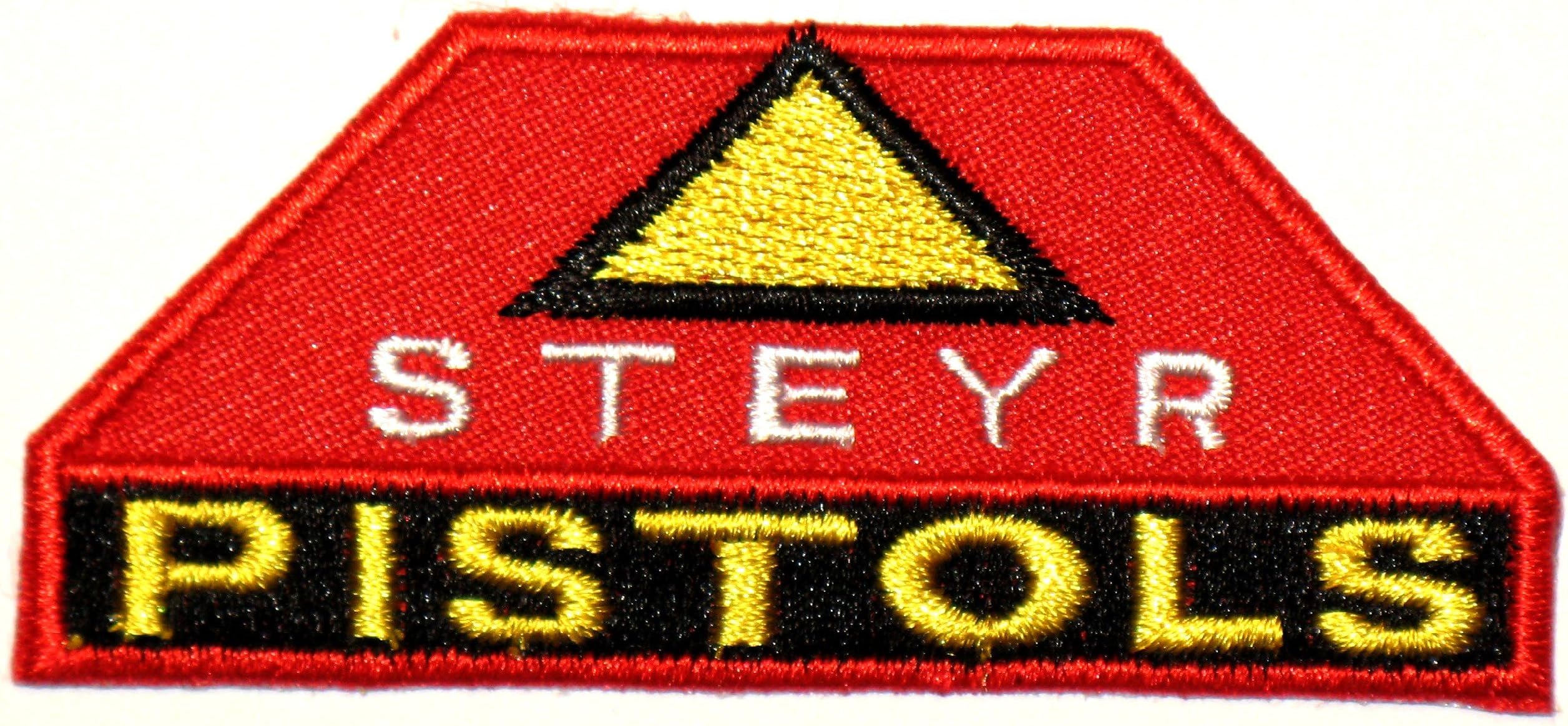 STEYR Pistols 1.25 x 3 Inch iron-on embroidered patch/applique
