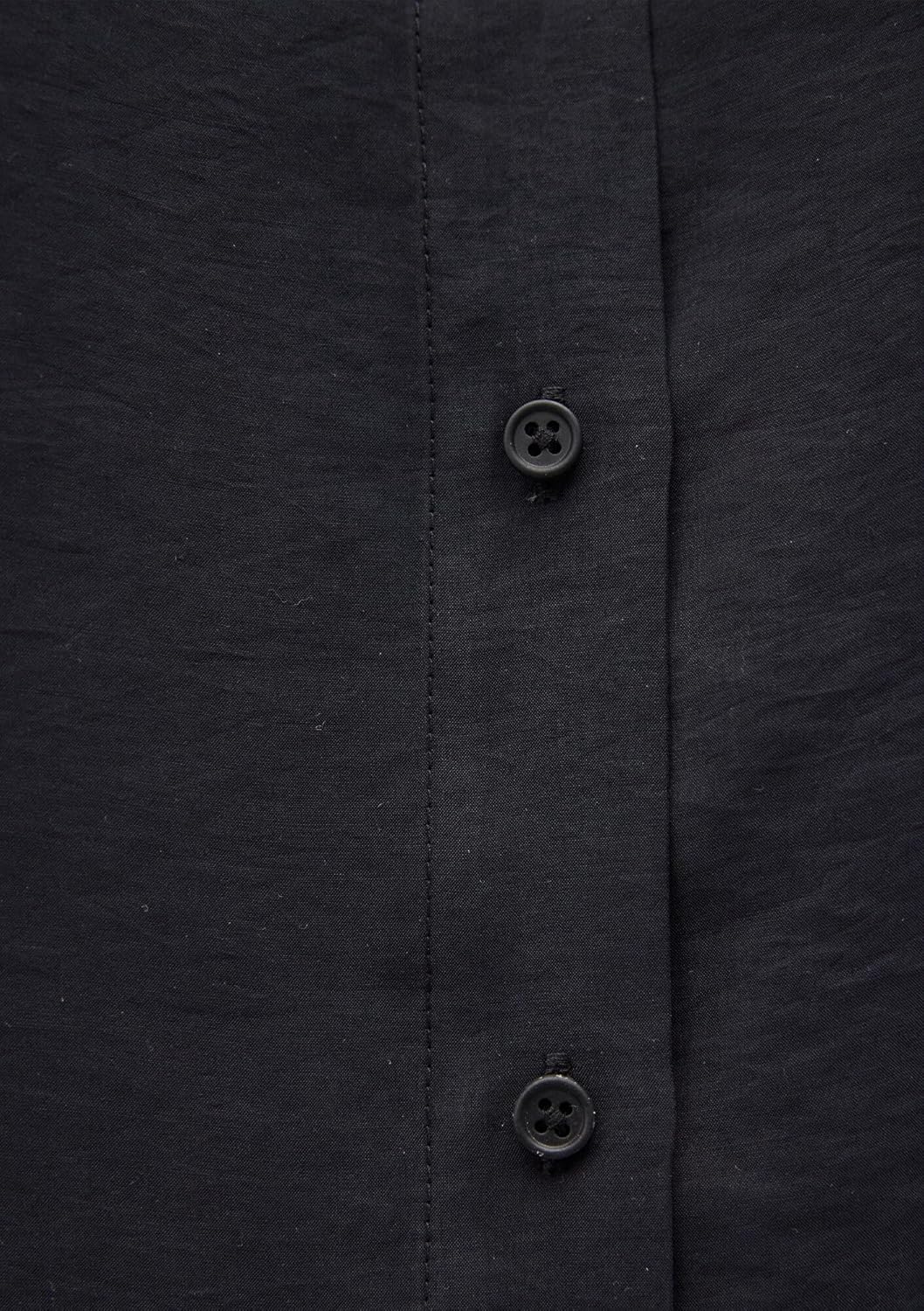 Luxe touch button-up shirt