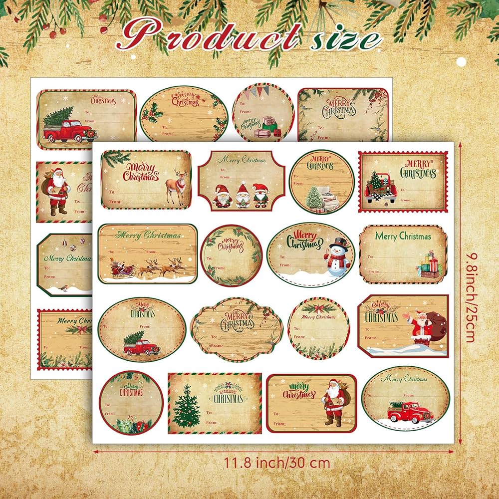 amazon-com-jetec-192-pcs-vintage-christmas-name-tags-self-adhesive-gift-tag-stickers-xmas-presents-labels-with-santa-claus-snowmen-xmas-tree-deer-for-festival-christmas-birthday-wedding-presents-gift-health for Free Printable Xmas Name Tags Amazon.com: Jetec 192 Pcs Vintage Christmas Name Tags Self Adhesive Gift Tag Stickers Xmas Presents Labels with Santa Claus Snowmen Xmas Tree Deer for Festival Christmas Birthday Wedding Presents Gift : Health for Free Printable Xmas Name Tags