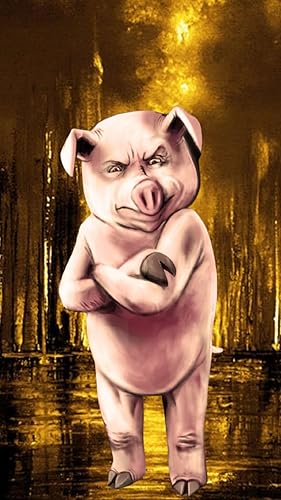 Creepy Pig Wallpaper